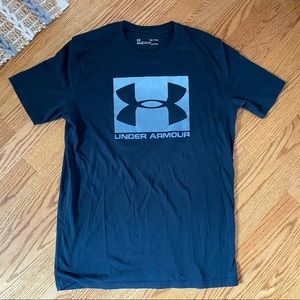 Mens Under Armour Black Tee T-Shirt S Small
